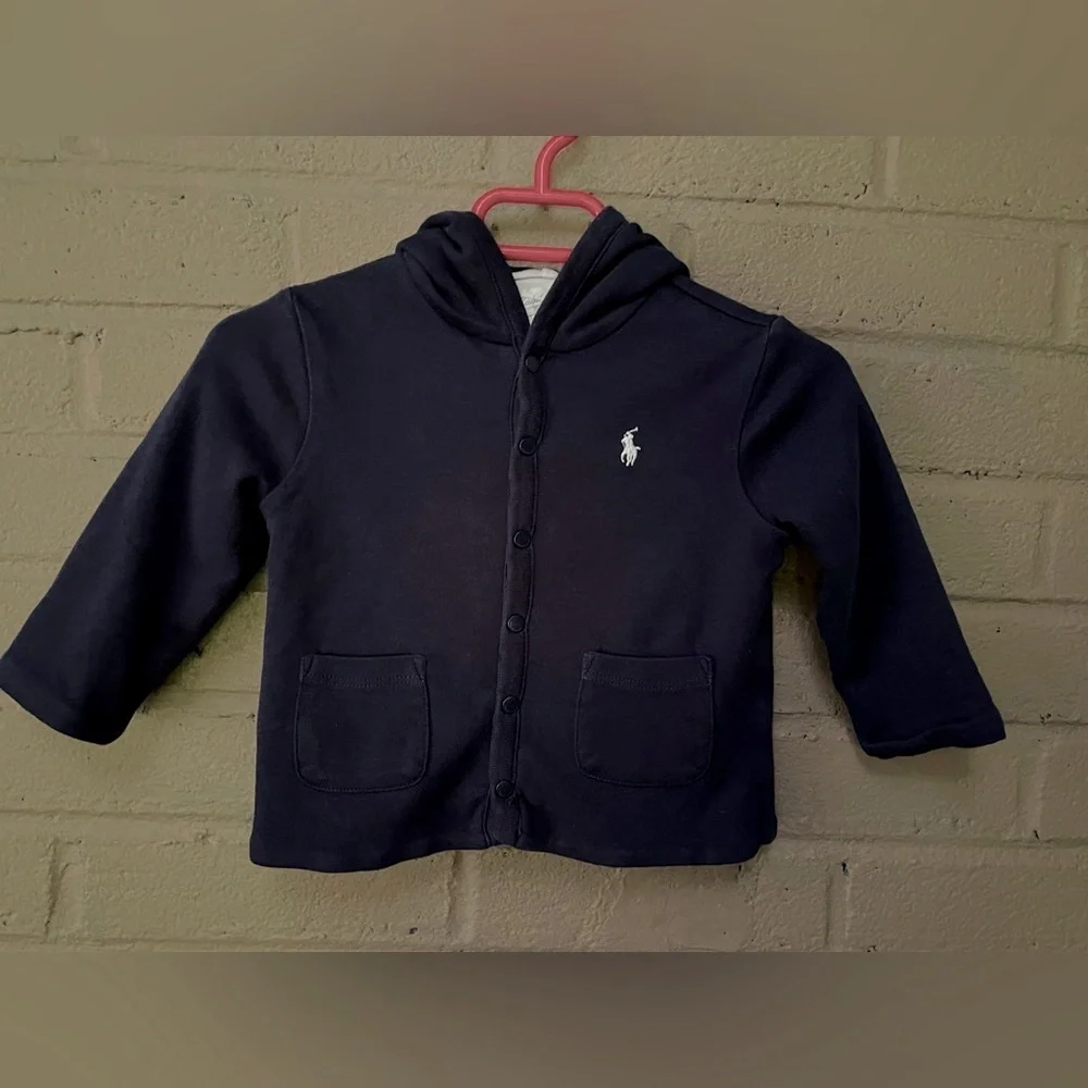 Ralph Lauren NWOT reversible hoodie 9 months